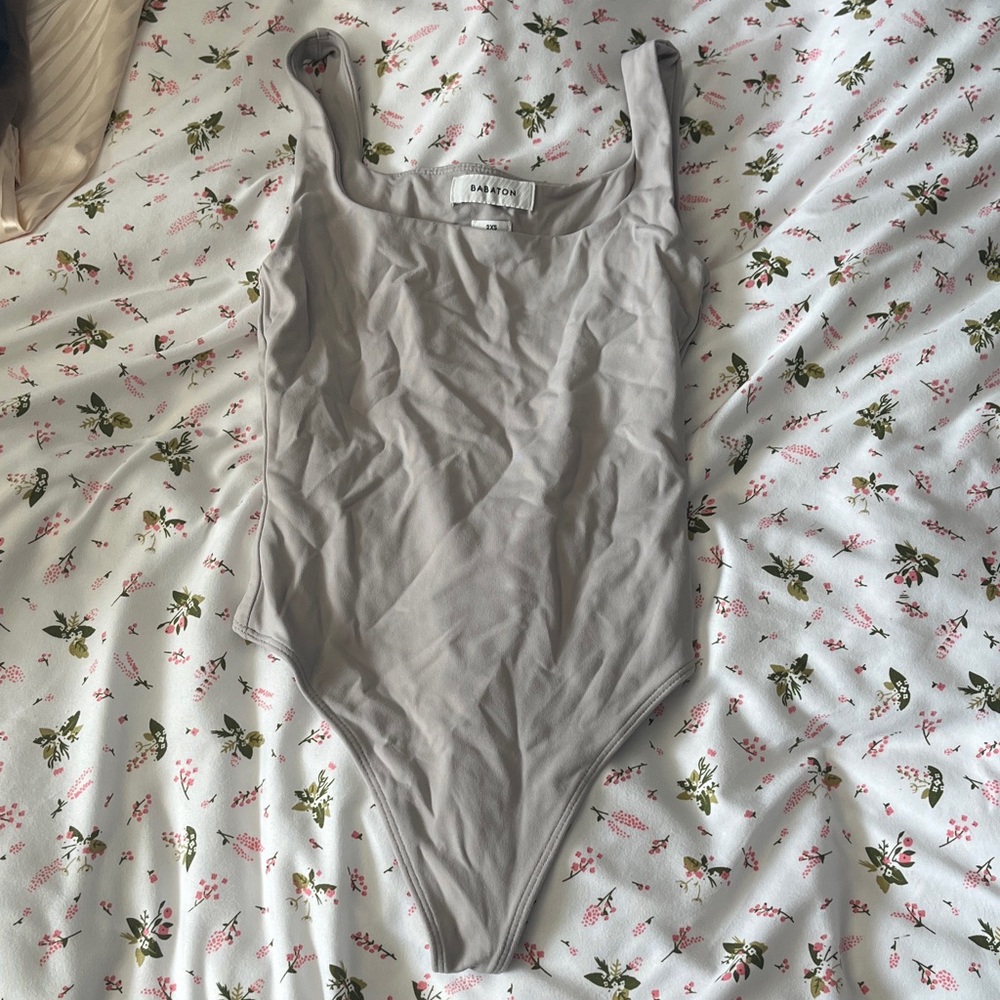 Babaton Gray Bodysuit